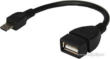 Адаптер OTG Borasco USB2.0 A розетка - microUSB 0,15м 38280 (пакет)