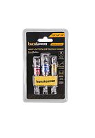 Набор адаптеров для торцевых головок 1/4", 3/8", 1/2" Hanskonner