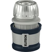 Соединитель ELITECH Garden для шланга 1/2" металлический аквастоп